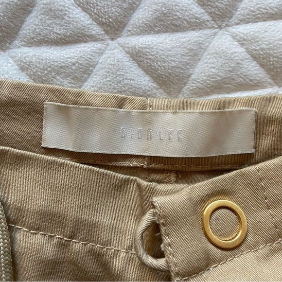 Dion Lee Sunfade Parachute Pants Women’s Baggy Medium US 6 Tan Drop Crotch Jeans - Picture 2 of 16